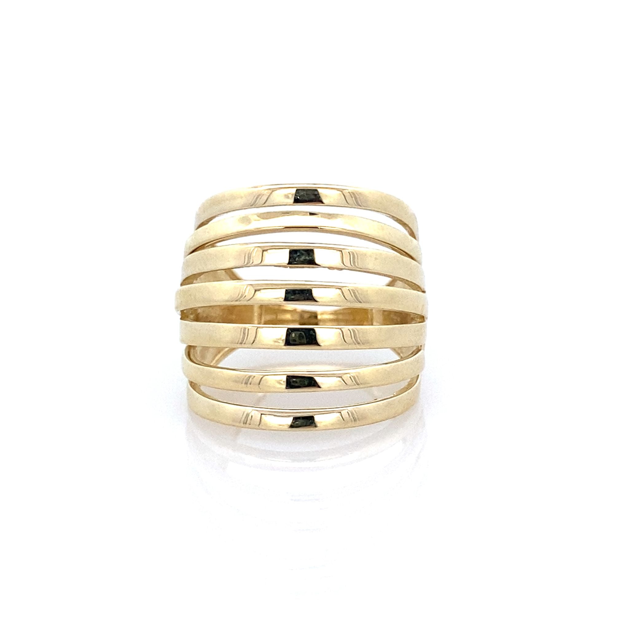 10K Yellow Gold Ladies Fashion Ring Size – Five Star Jewelers - Main Image