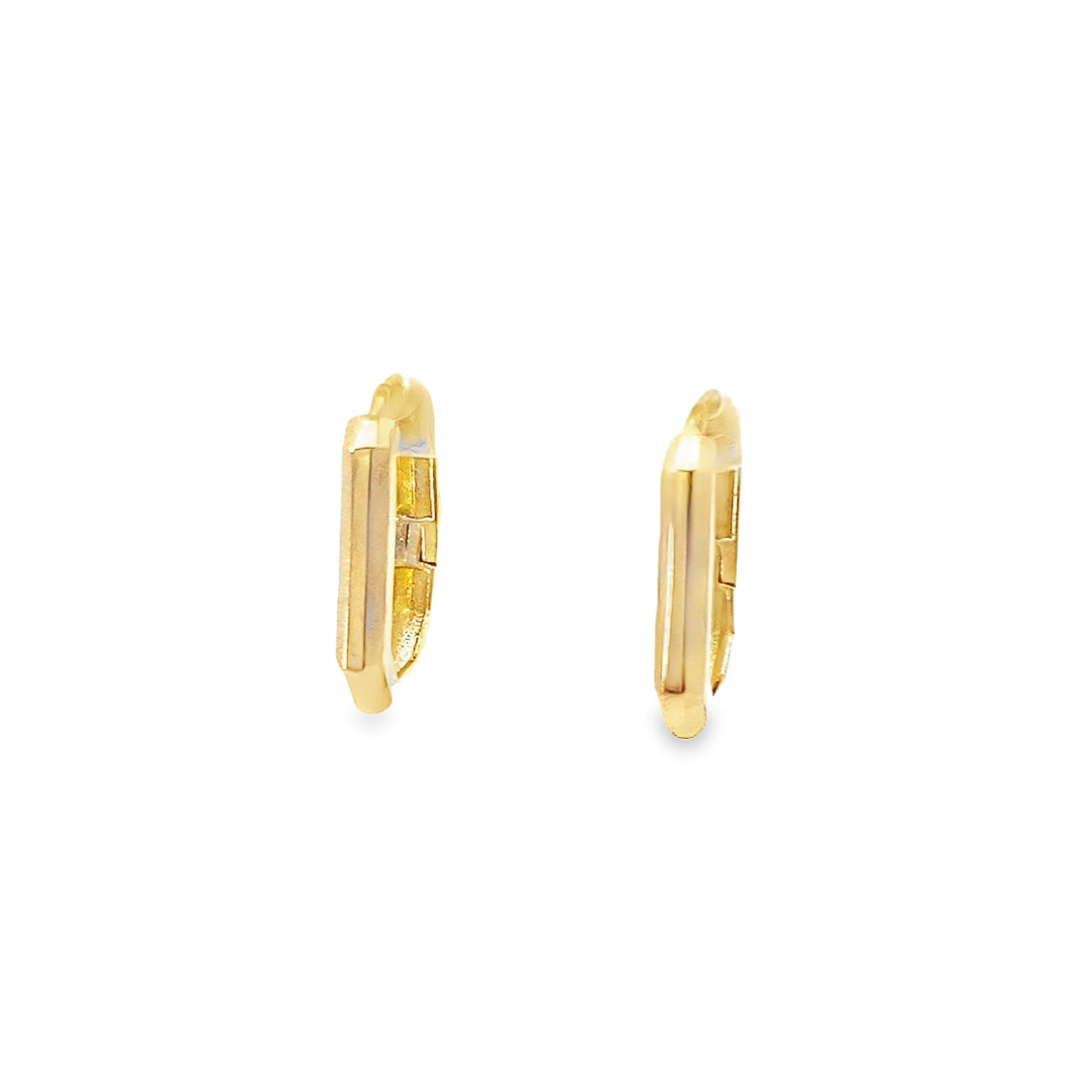 14K Yellow Gold Medium Hoops Earrings 1.5Dwt