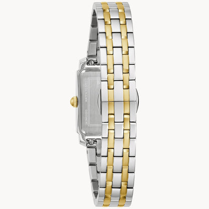 Bulova Sutton Ladies Watch (98L308) Two Tone Mother Of Pearl Dial