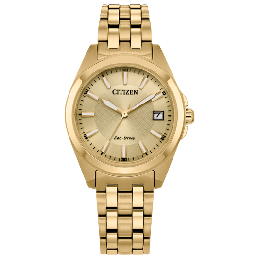 Citizen Peyton Eco Drive Ladies Watch (E01222-50P) Gold Tone
