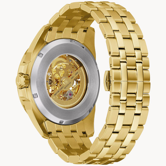 Bulova Sutton Mens Watch (97A162) Gold Tone Stainless Steel