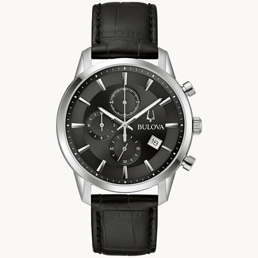 Bulova Mens Timepiece From The Sutton Collection (96b403)