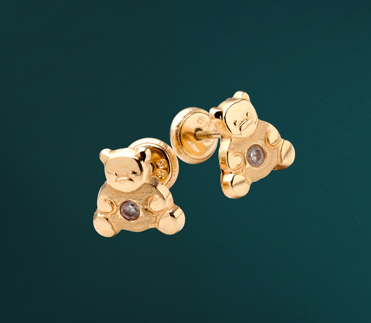 Gold Stud Earrings