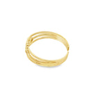 14K Yellow Little Feet Toe Ring Size 0.5Dwt