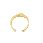 14K Yellow Gold Belt Style Toe Ring Size 0.7Dwt