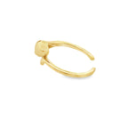 14K Yellow Gold Snake Toe Ring Size 0.8Dwt