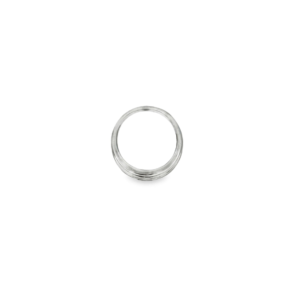 10K White Gold Diamond Wedding Band – 0.75 CTW, Size 10