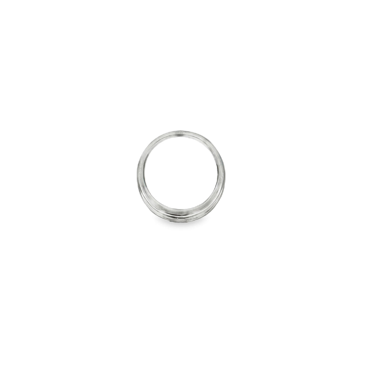 10K White Gold Diamond Wedding Band – 0.75 CTW, Size 10