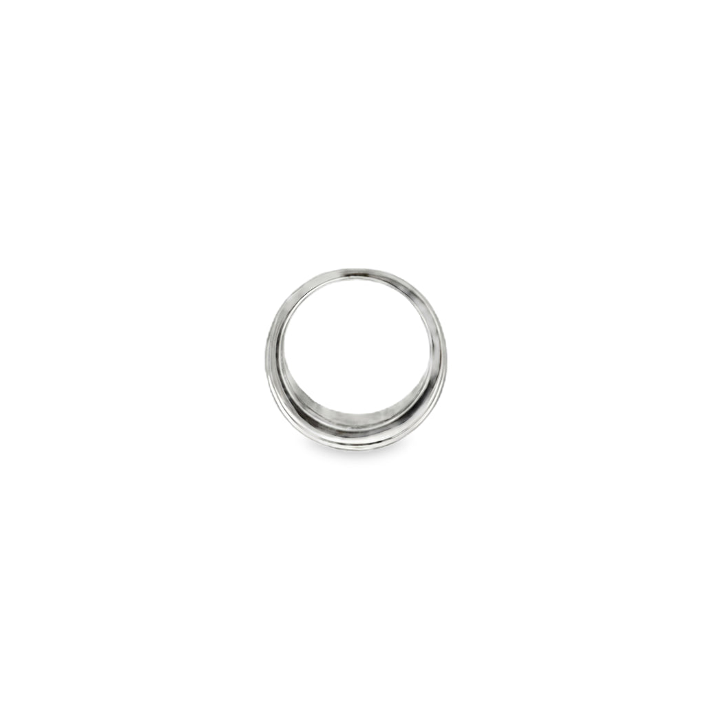 10K White Gold Diamond Wedding Band – 0.50 CTW, Size 10