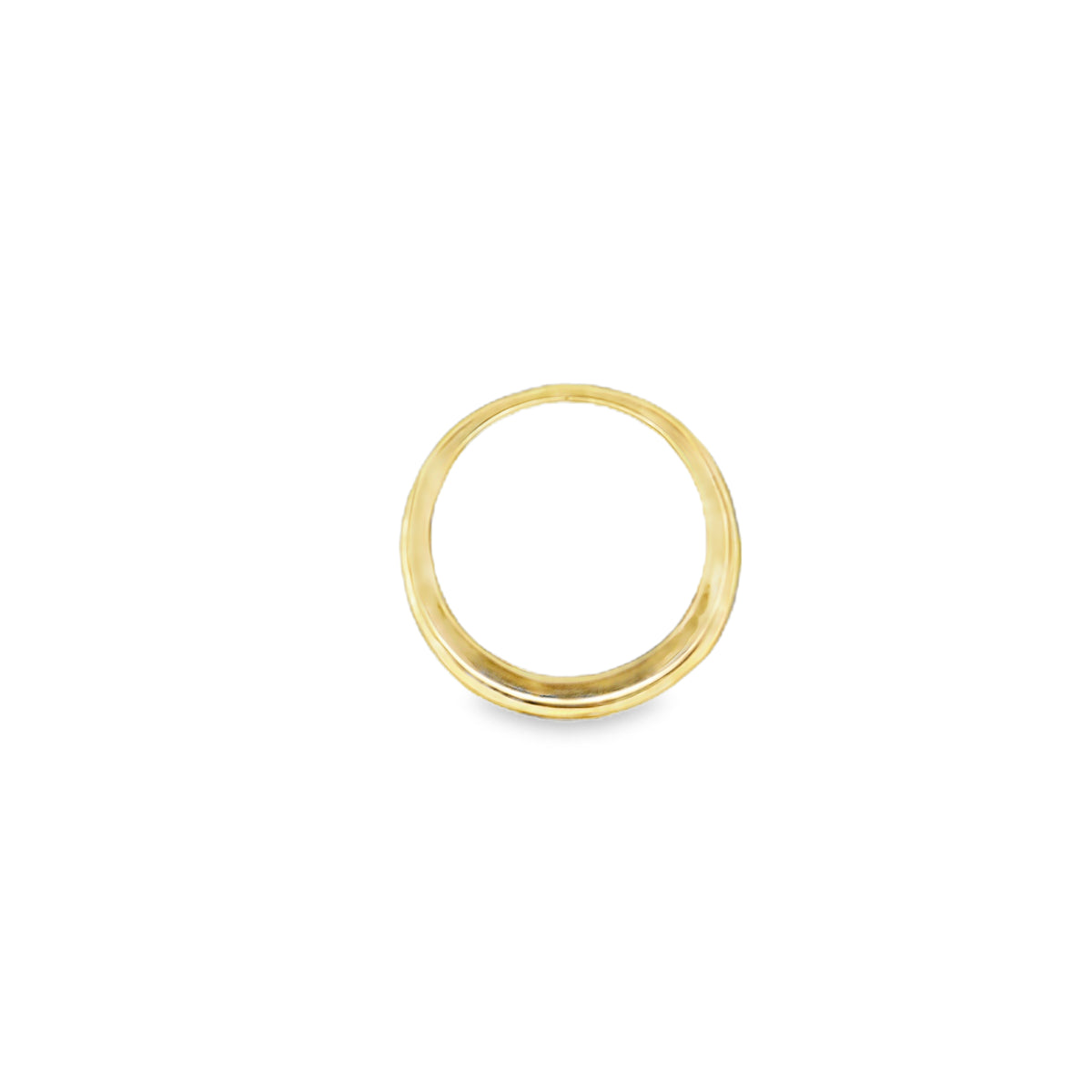 10K Yellow Gold Men's Diamond Wedding Band – 0.25 CT