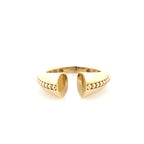 14K Yellow Gold Ladies Fashion Ring Size 7