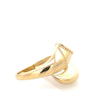 14K Yellow Gold Ladies Fashion Ring Size 8