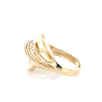 14K Yellow Gold Ladies Fashion Ring Size 8