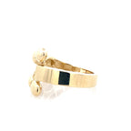 14K Yellow Gold Ladies Fashion Ring Size 8