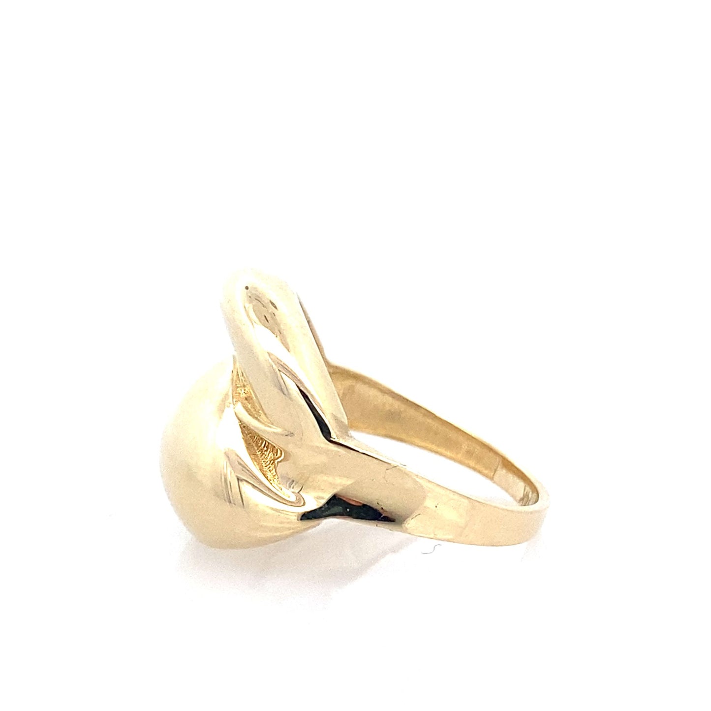 14K Yellow Gold Ladies Fashion Ring Size 7.5