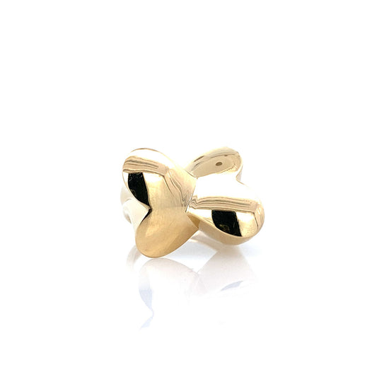 14K Yellow Gold Ladies Fashion Ring Size 6