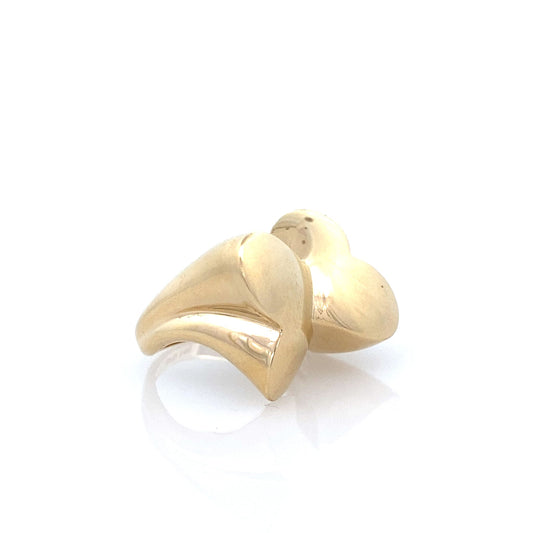 14K Yellow Gold Ladies Fashion Ring Size 6