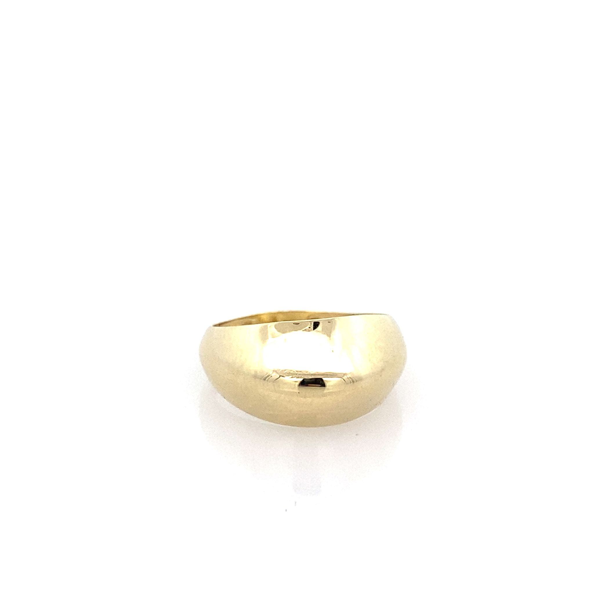 10K Yellow Gold Ladies Fashion Ring Size 6.5