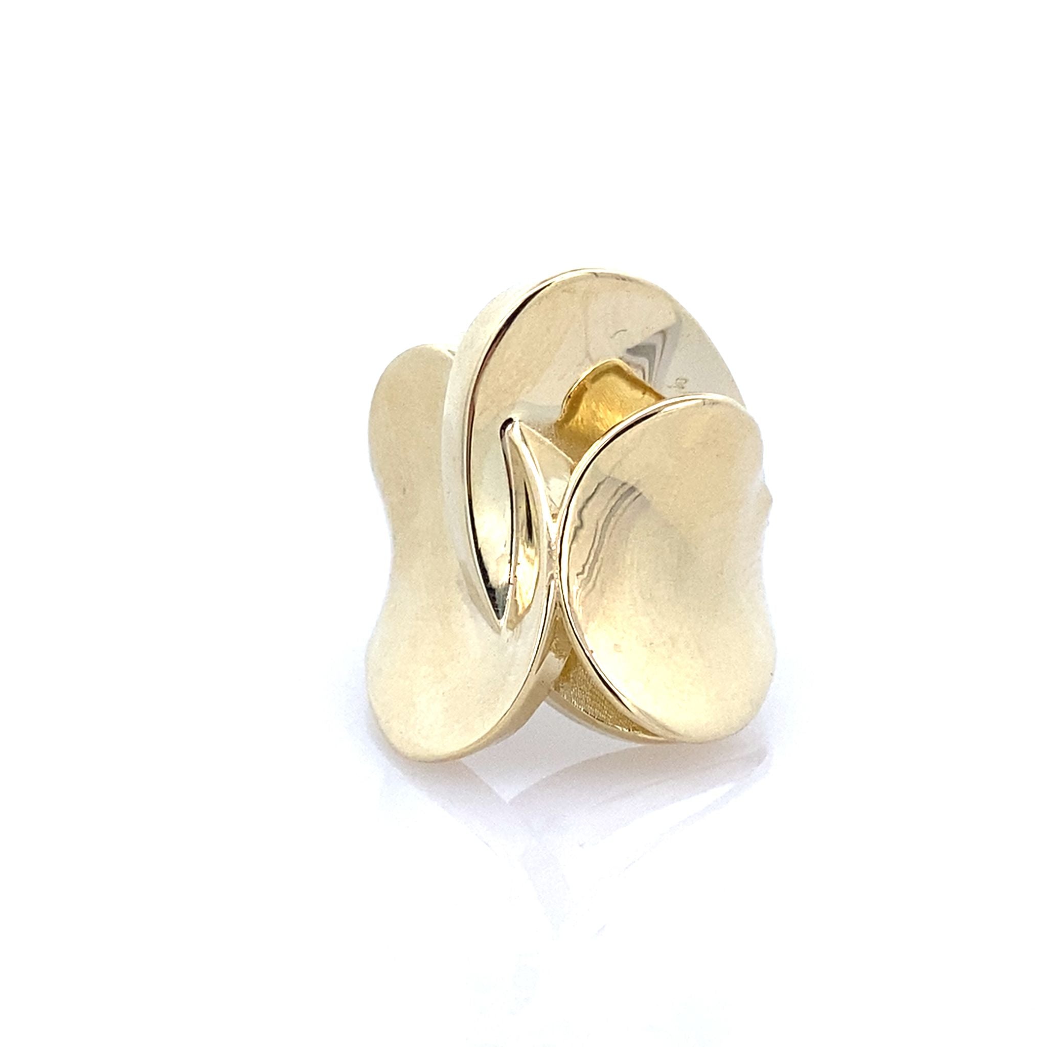 10K Yellow Gold Ladies Fashion Ring Size 8