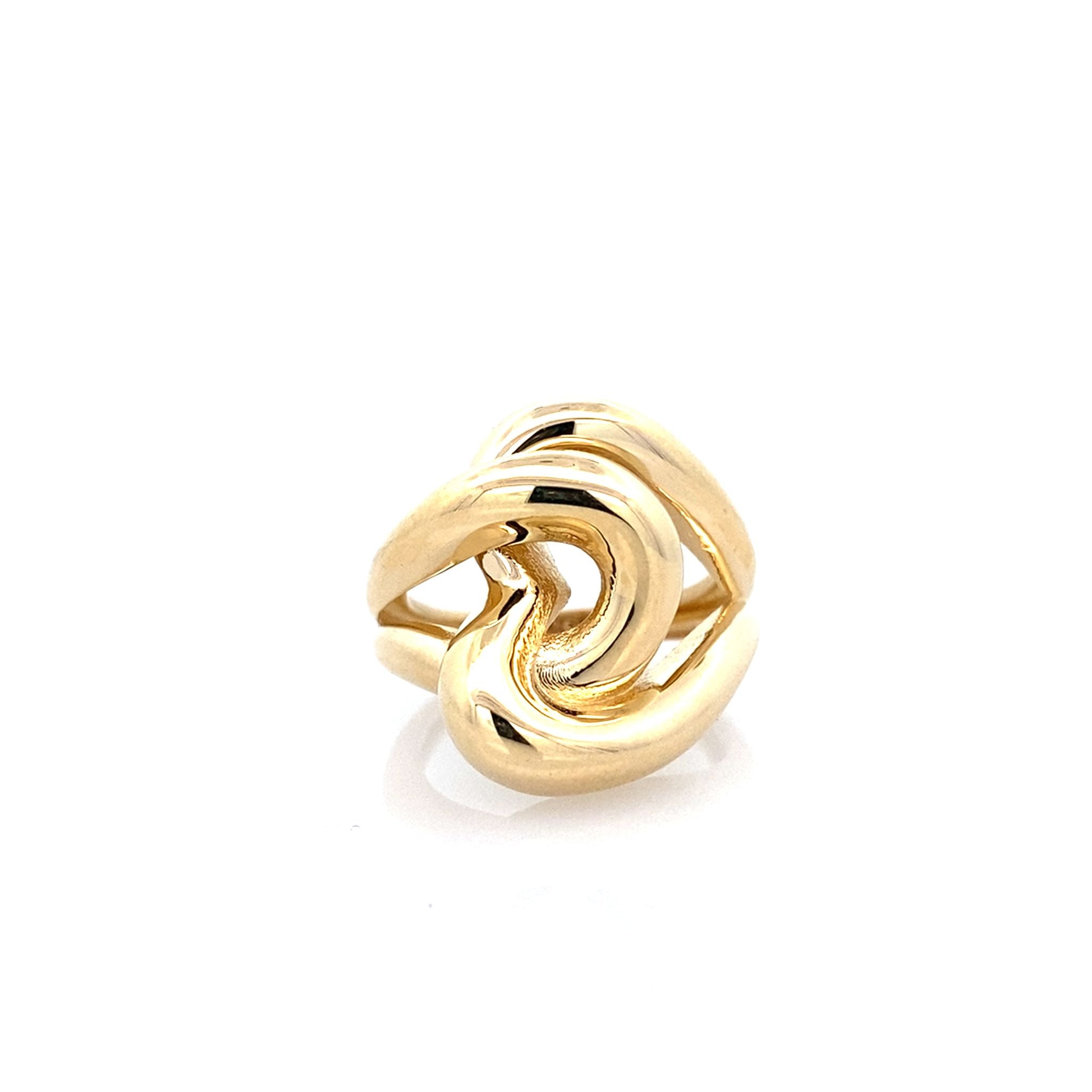 10K Yellow Gold Ladies Fashion Ring Size 6.5