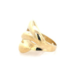 14K Yellow Gold Ladies Fashion Ring Size 7