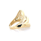 14K Yellow Gold Ladies Fashion Ring Size 7