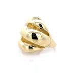 14K Yellow Gold Ladies Fashion Ring Size 6