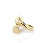 10K Yellow Gold Ladies Fashion Ring Size 6.5