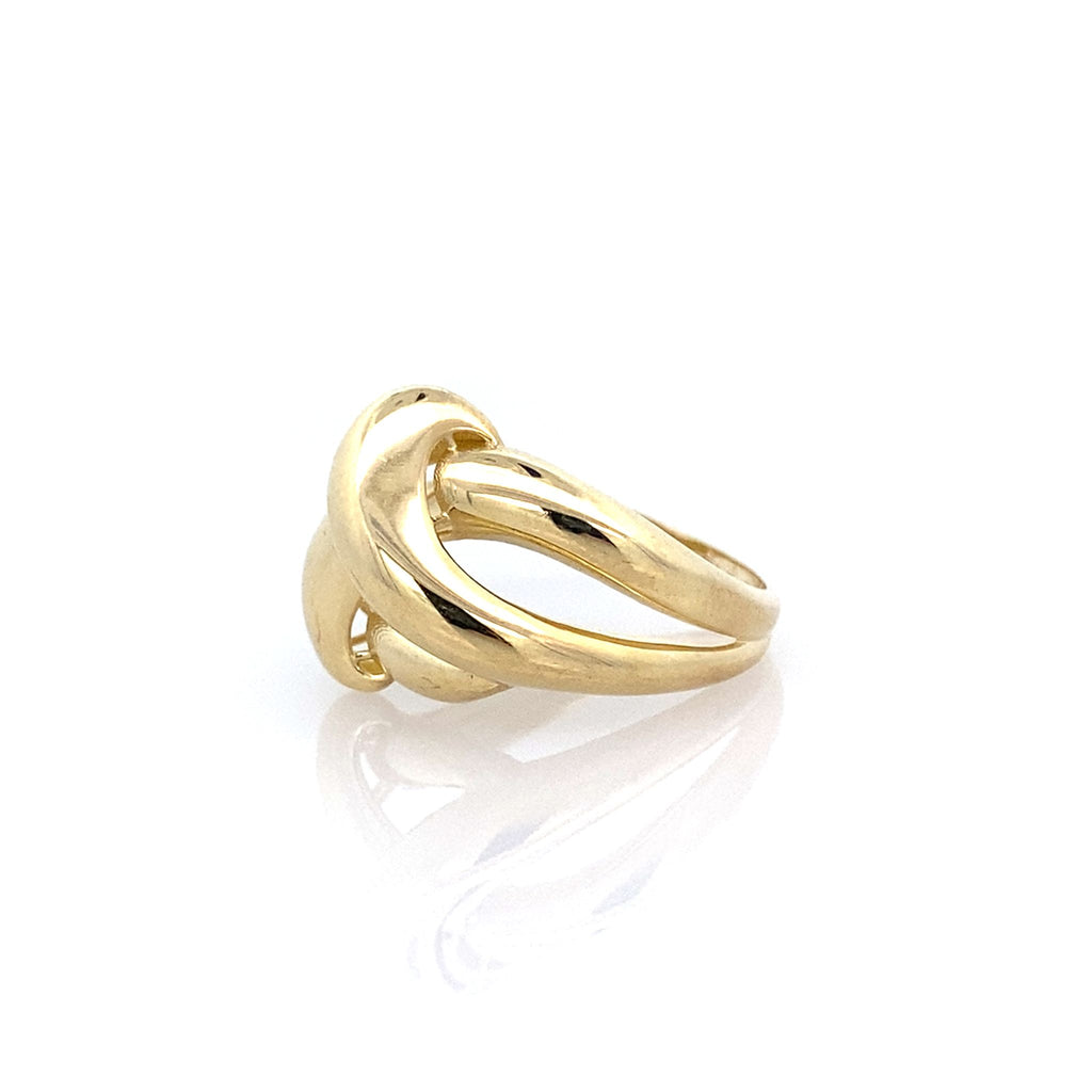 10K Yellow Gold Ladies Fashion Ring Size 8