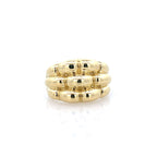 10K Yellow Gold Ladies Fashion Ring Size 8