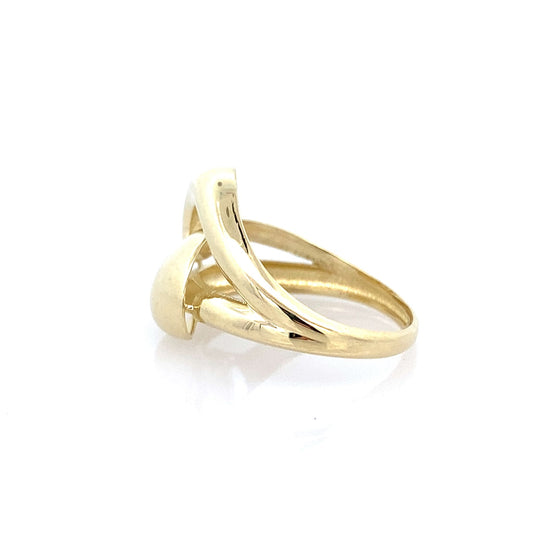 10K Yellow Gold Ladies Fashion Ring Size 7