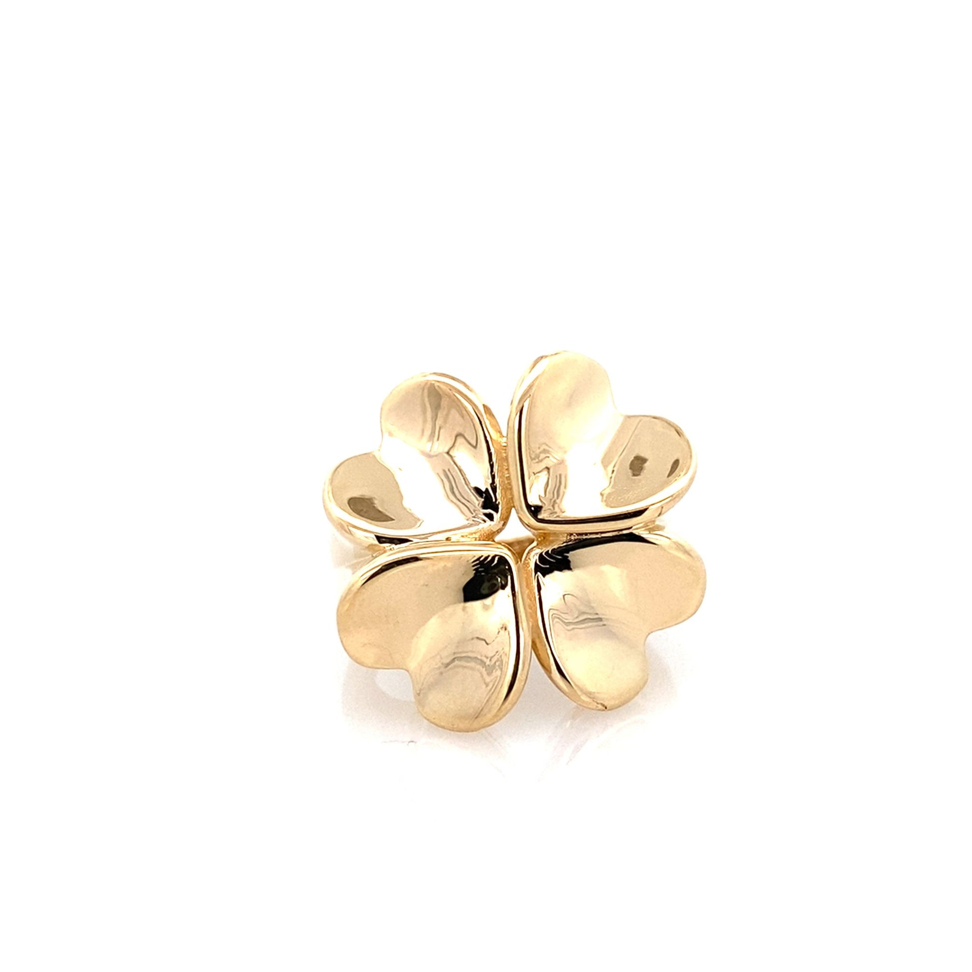 14K Yellow Gold Ladies Fashion Ring Size 7