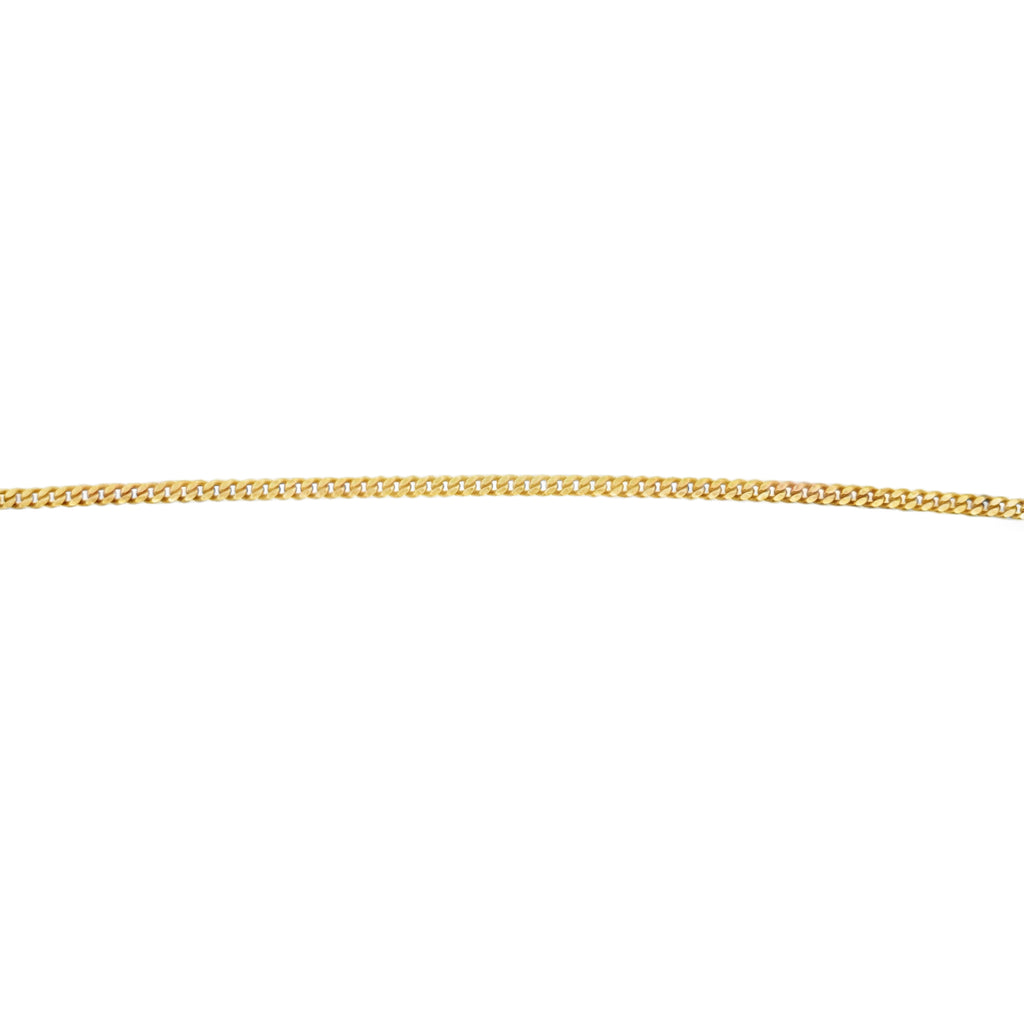 10K Yellow Gold Solid Cuban Link Chain – 2mm, 26"