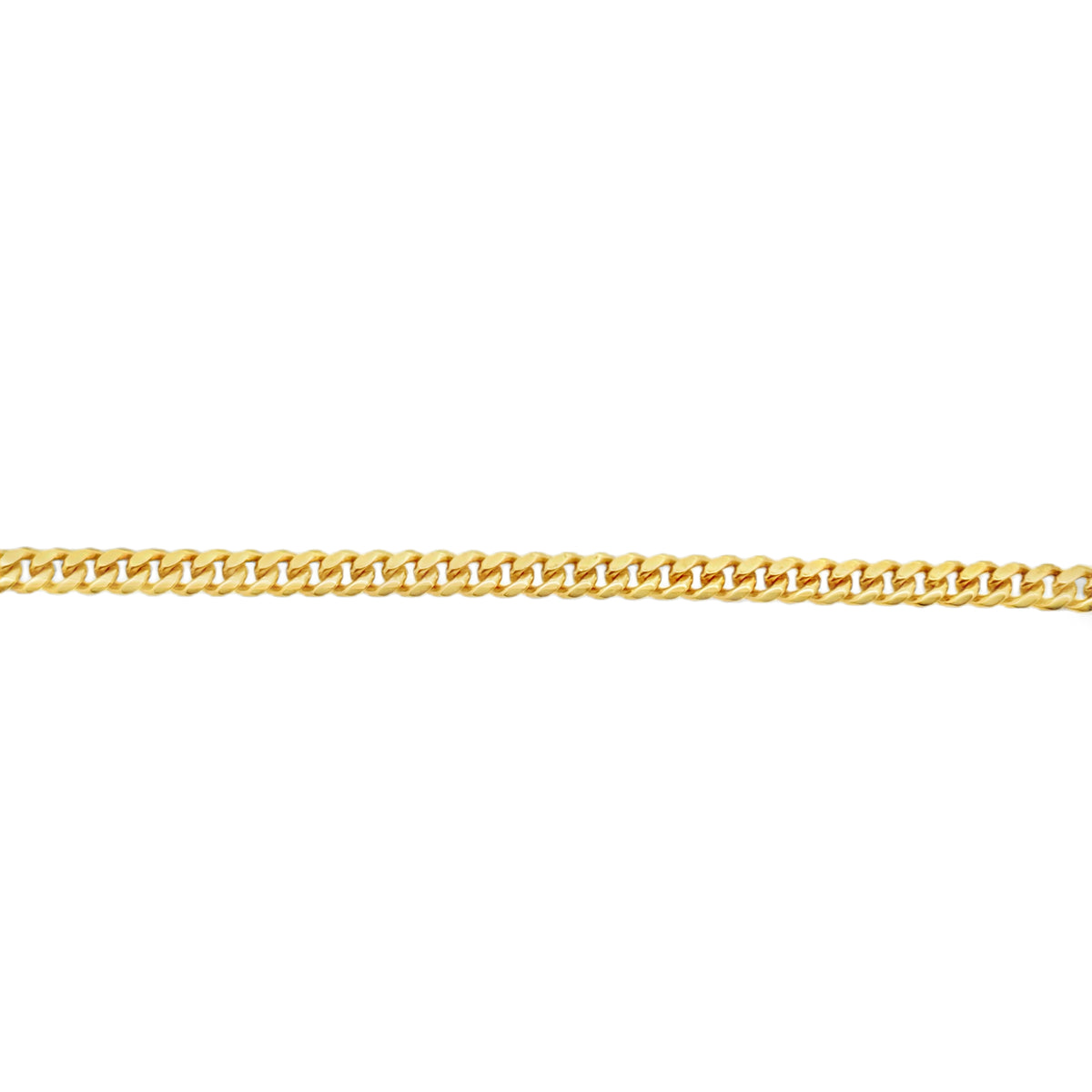 14K Yellow Gold Miami Cuban Link Chain with Triple Clasp – 4mm, 24"
