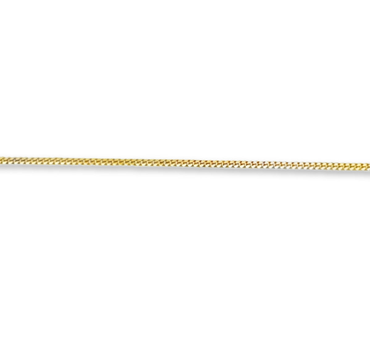 14K Yellow Gold Cuban Link Chain with Lobster Clasp – 2mm, 16"