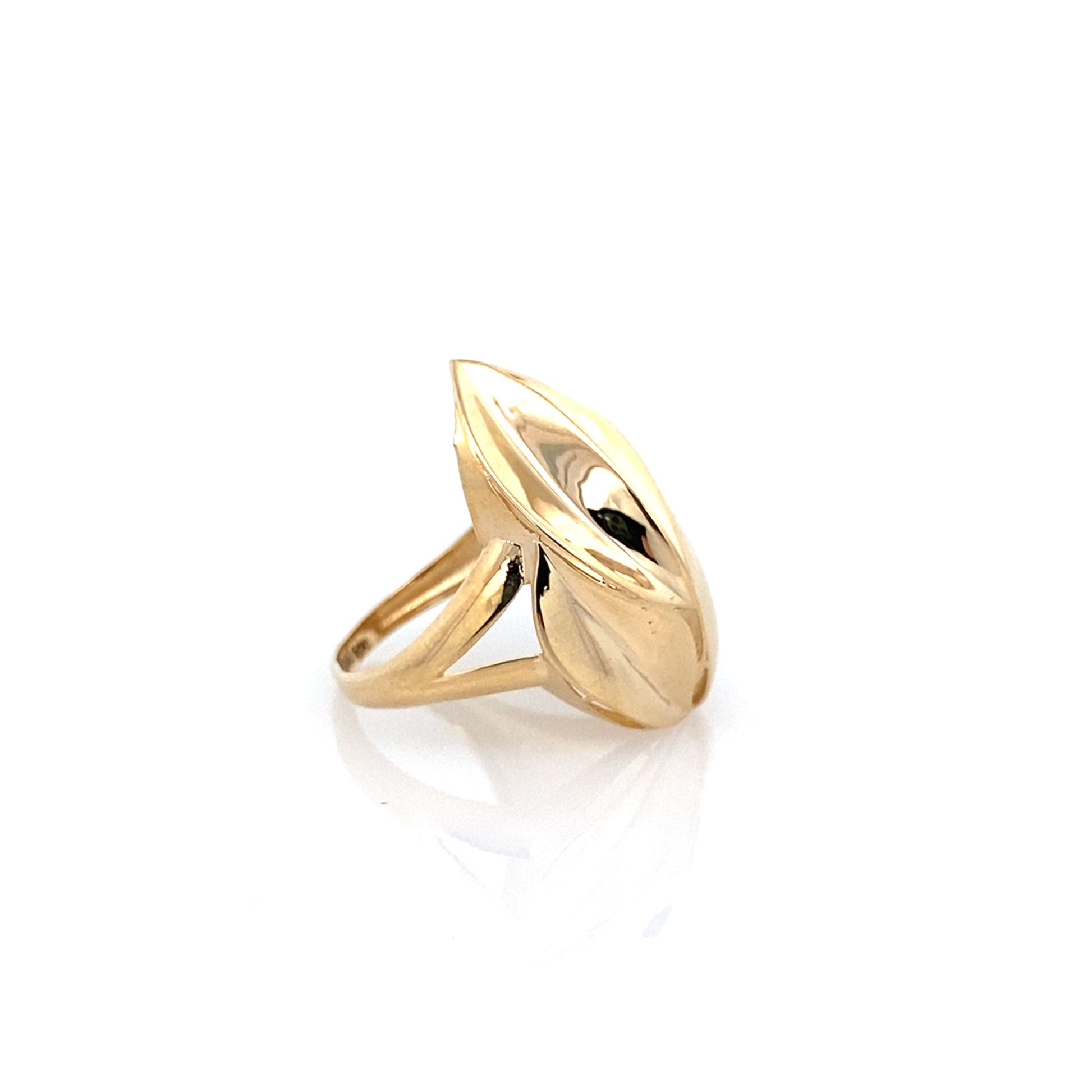 14K Yellow Gold Ladies Fashion Ring Size 6