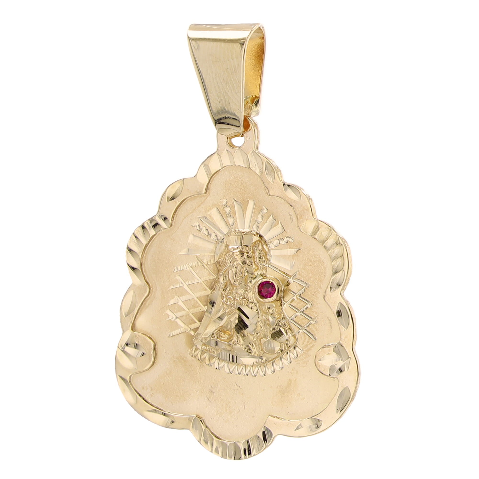 10K Yellow Gold Santa Barbara Pendant 4.7Dwt