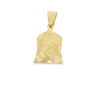 10K Two Tone Gold 3D San Lazaro Pendant 6.1Dwt