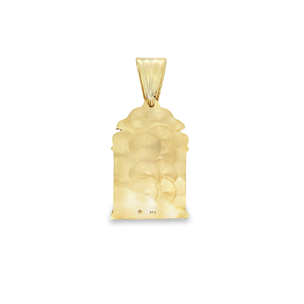 10K Two Tone Gold 3D San Lazaro Pendant 12.3Dwt