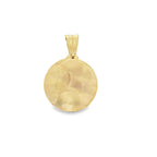 10K Two Tone Gold 3D Caridad Del Cobre Pendant 8.3Dwt