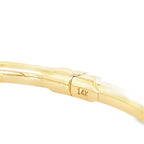 14K Yellow Gold Nail Style Bangle 8.6Dwt