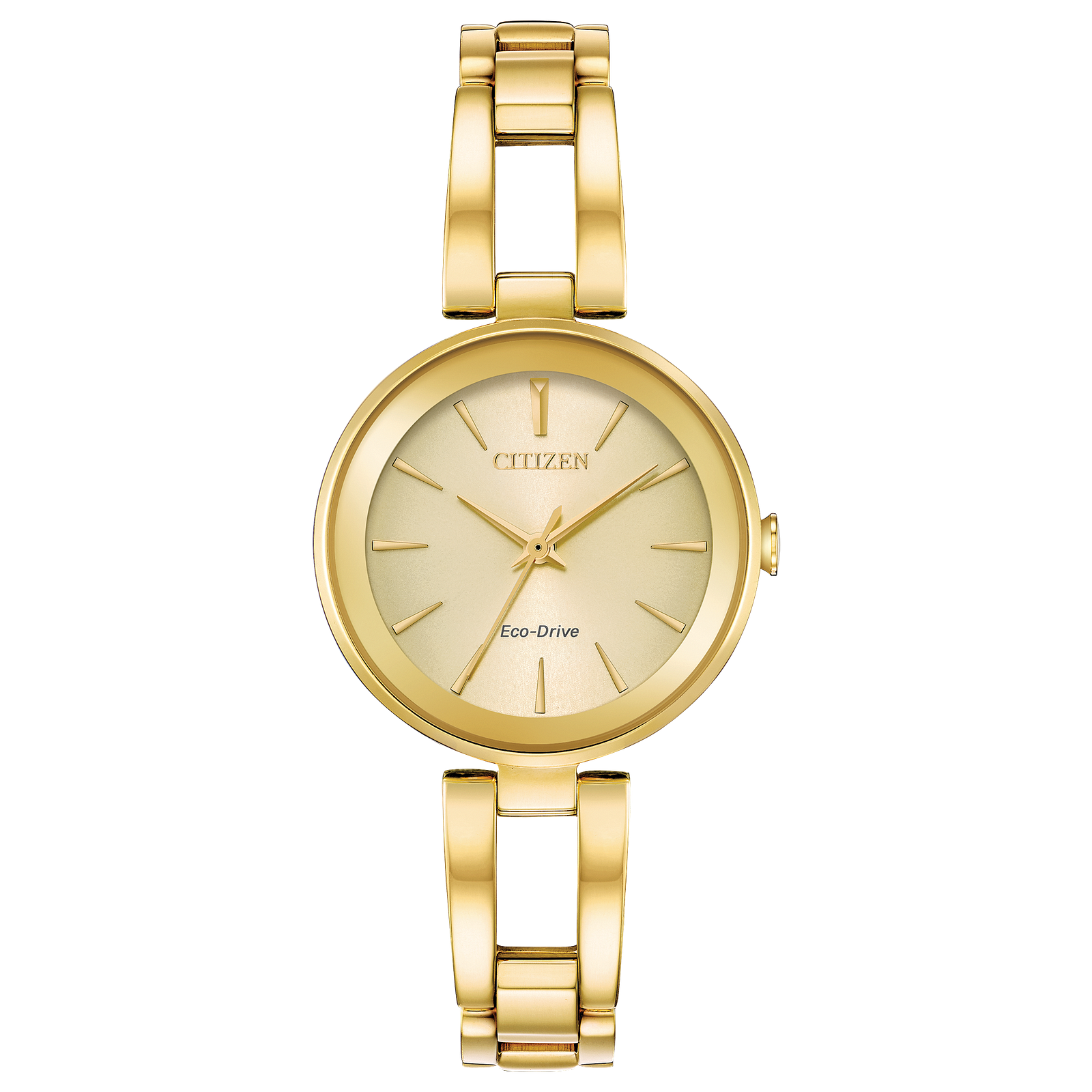 Citizen Axiom Eco Drive Ladies Watch (Em0638-50P) Gold Tone