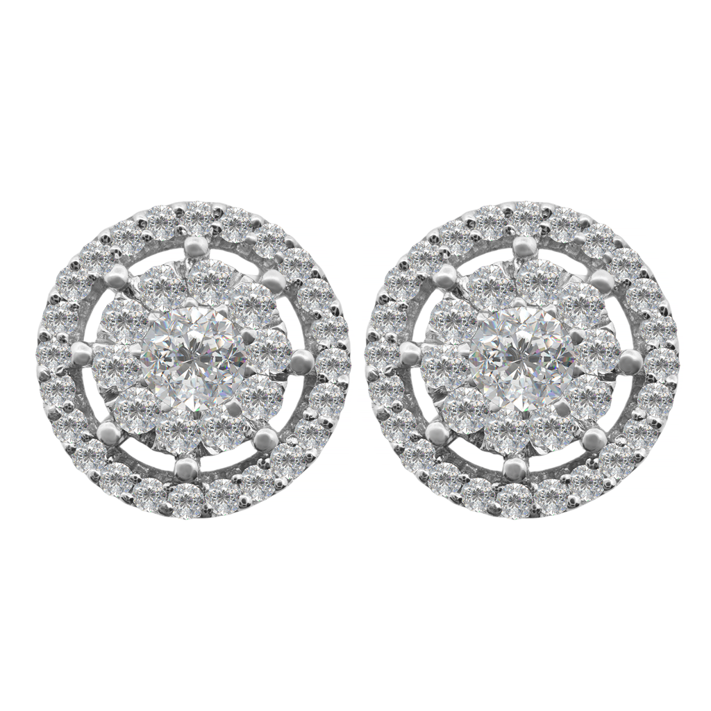 0.50Ctw 14K Yellow Gold Diamond Stud Earrings