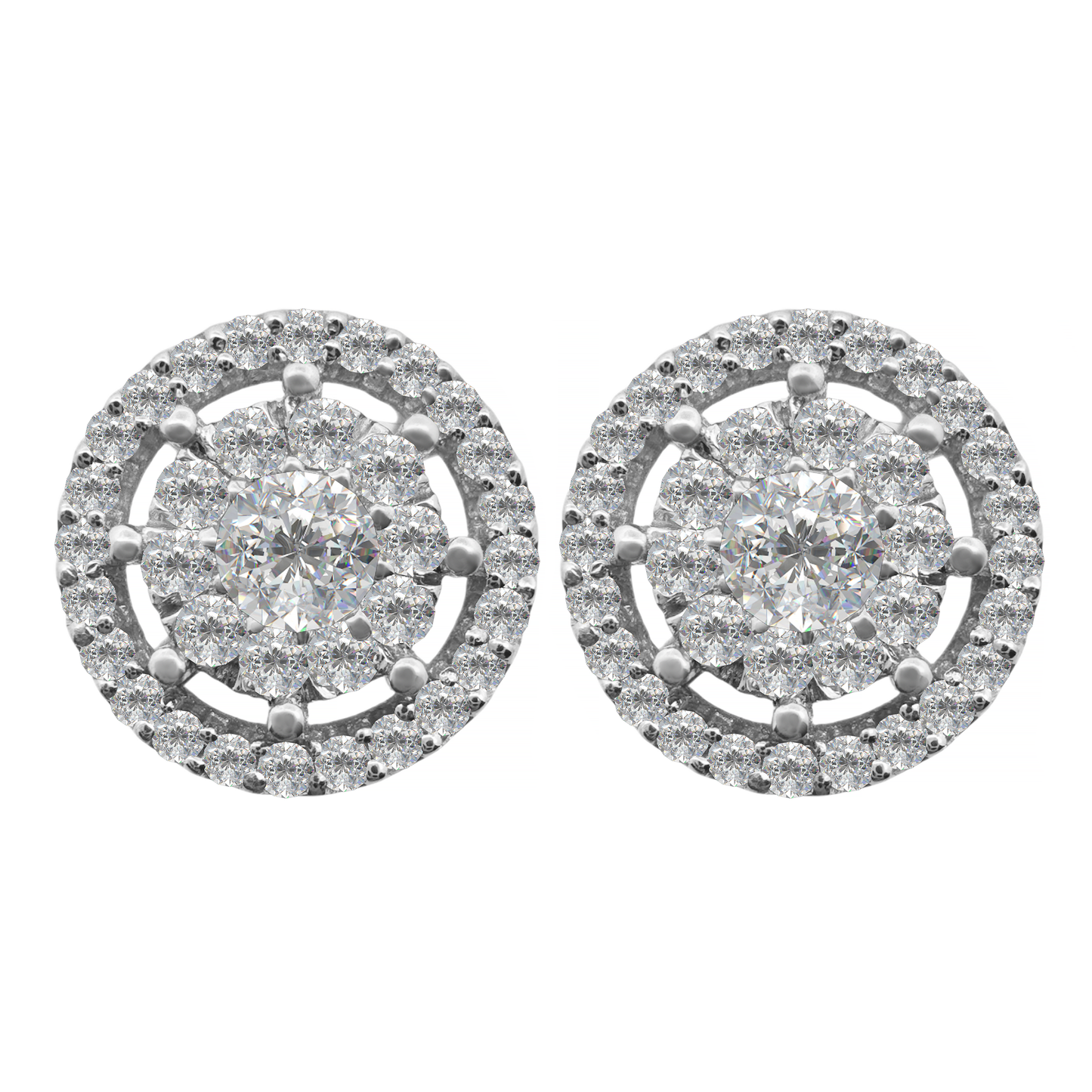 0.50Ctw 14K Yellow Gold Diamond Stud Earrings