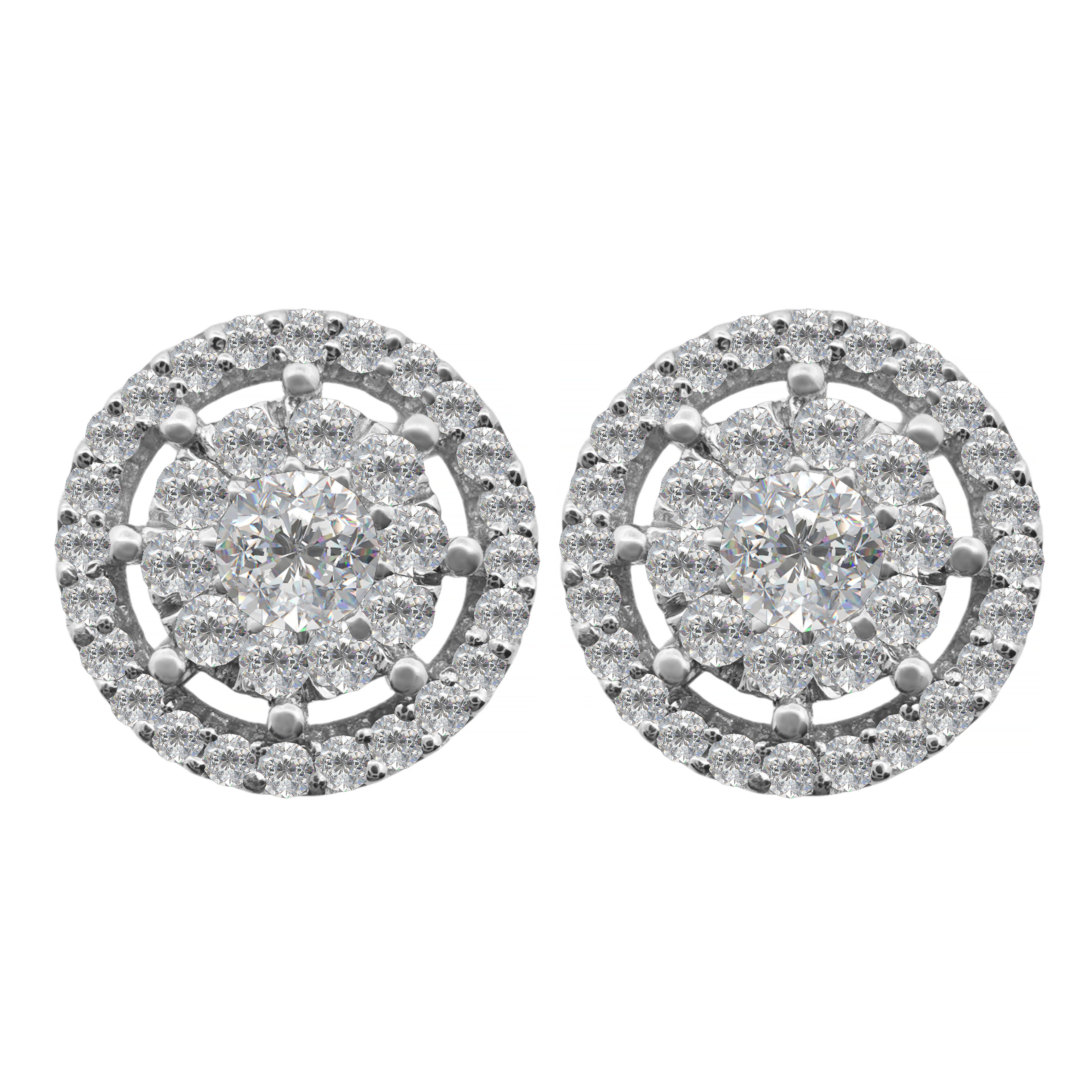 0.50Ctw 14K Yellow Gold Diamond Stud Earrings