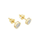0.05Ctw 10K Yellow Gold Diamond Stud Earrings