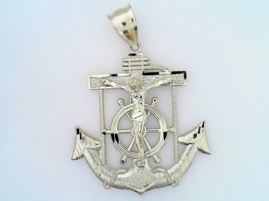 10K Yellow Gold Anchor Pendant 4.3Dwt