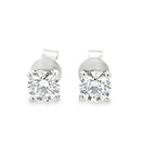 1.00Ct 14K White Gold Lab Grown Stud Earrings 1.1 Dwt