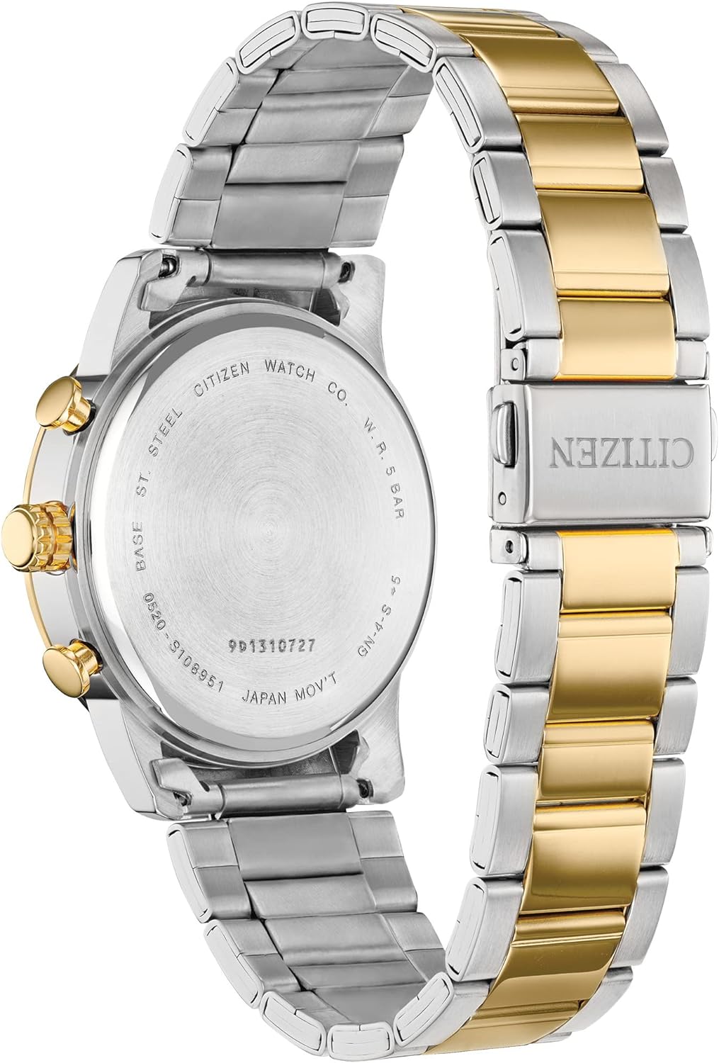 Citizen Quartz Mens Watch (An8054-50E) Two Tone Black Dial