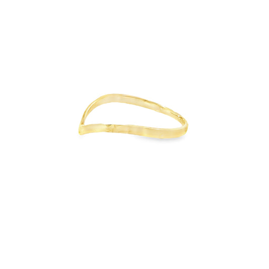 14K Yellow Gold Ladies Tapered Ring Size 8 0.7Dwt